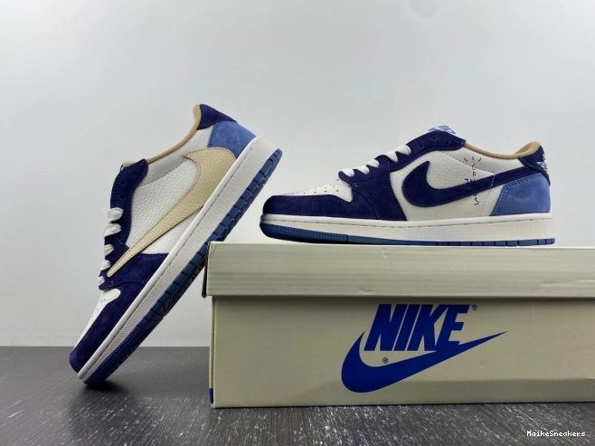 MaikeSneakers CUSTOM TRAVIS JORDAN SCOTT 1 AIR DM7866-808 X 0729
